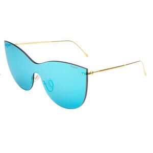 NEW ILLESTEVA women's boca mask sunglasses in ice blue
